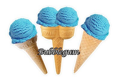 bubblegum flavoured scoop