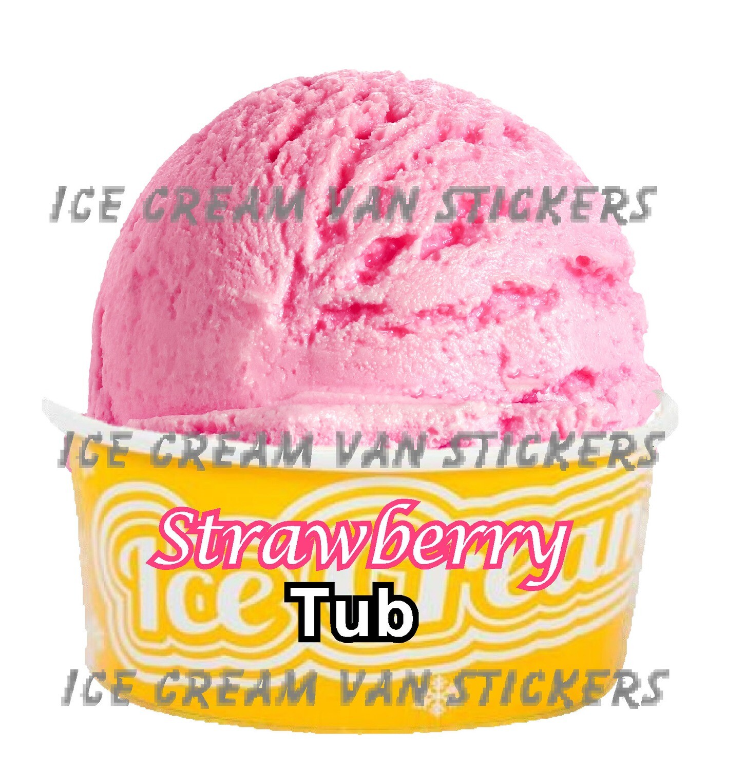 strawberry  scooped tub