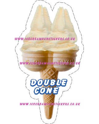 whippy soft ice cream Twin Cone