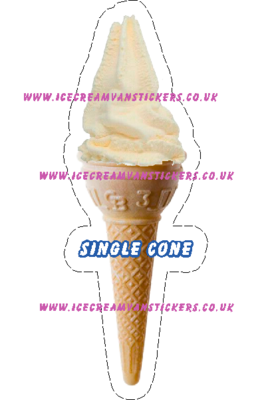 whippy soft ice cream Single Cone