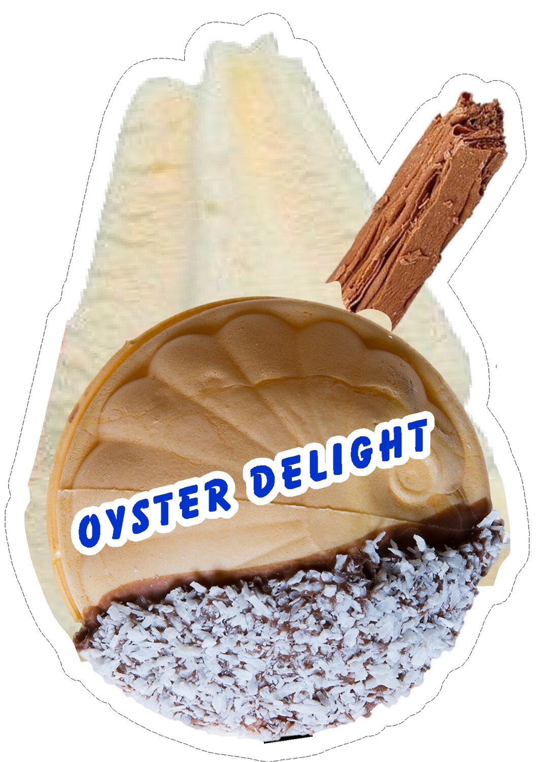 soft whippy  oyster delight with flake