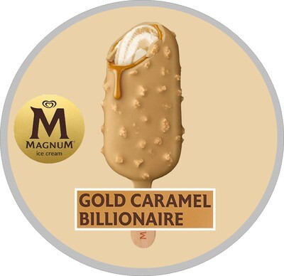 magnum glod caramel billionaire