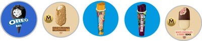 ​Ice Lolly Advertsing Stickers