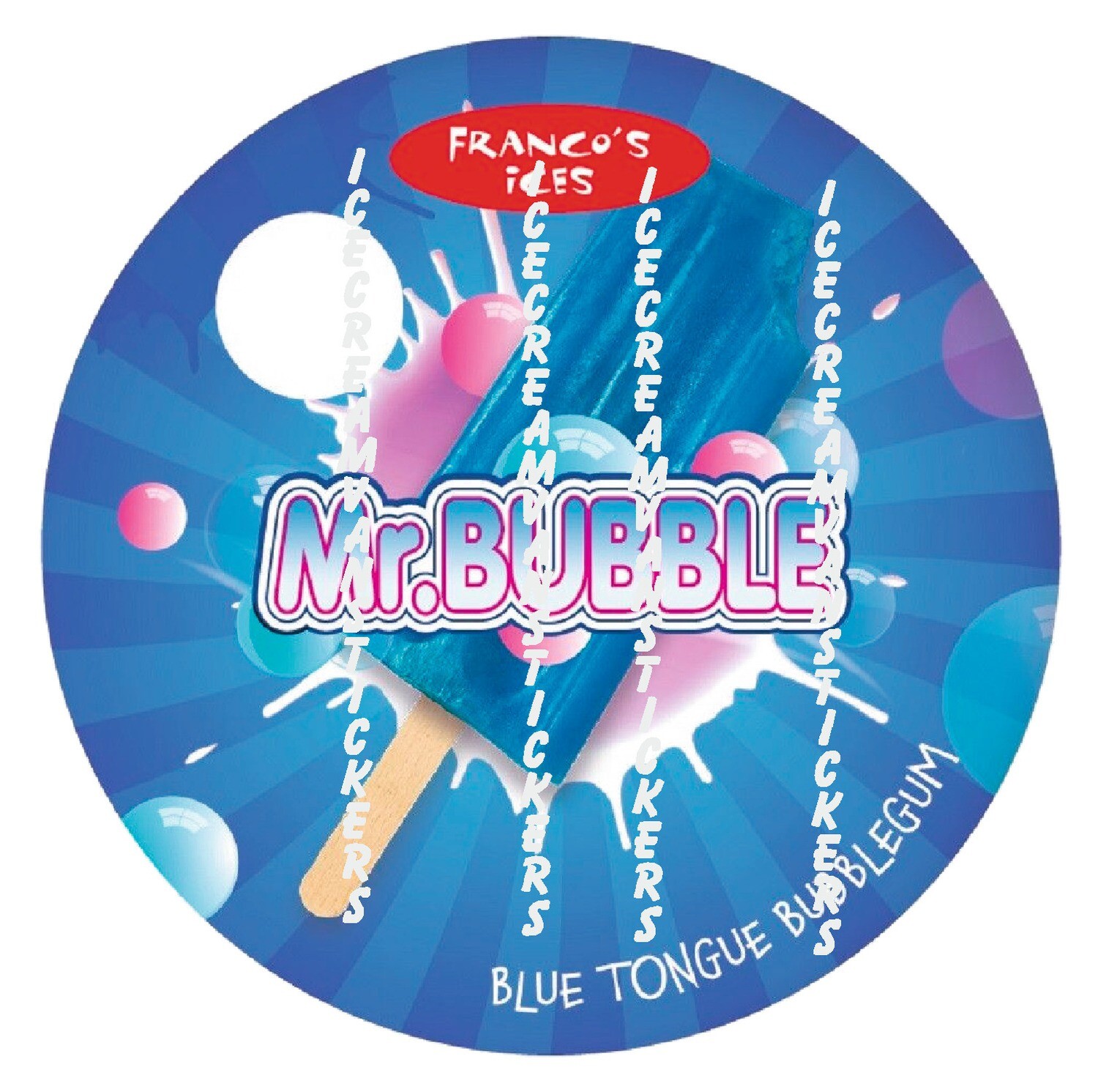 franco mr bubble  lolly