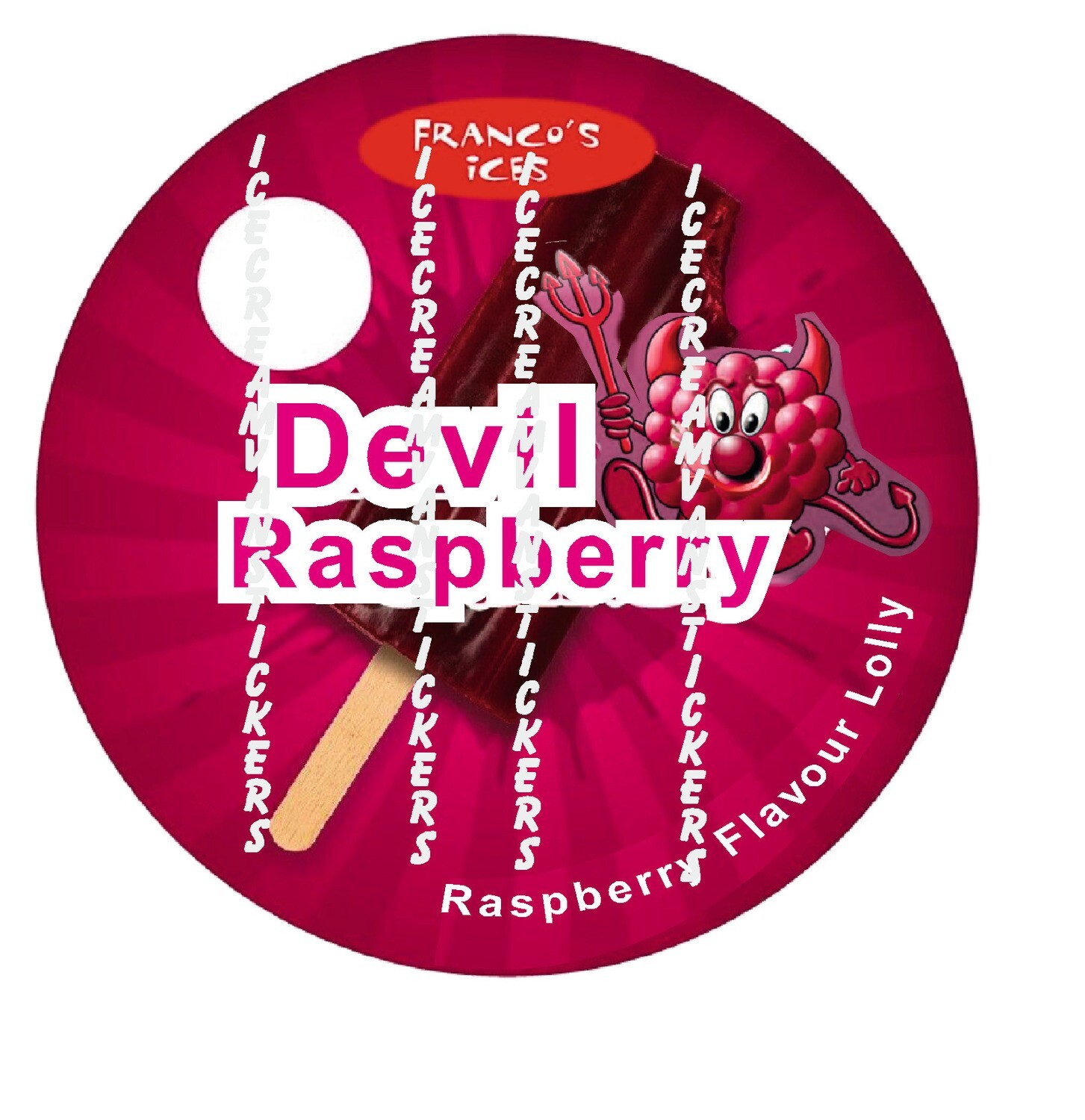devil raspberry    lolly
