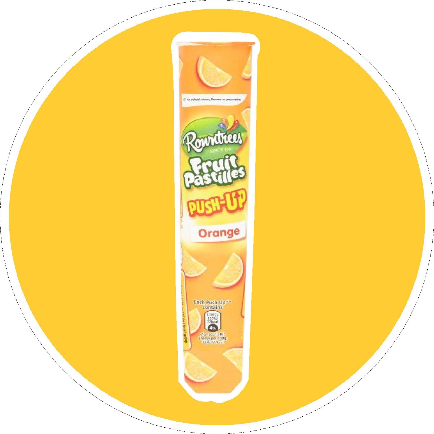 orange pastile  pop up