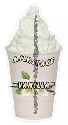 Vanilla Milkshake Sticker