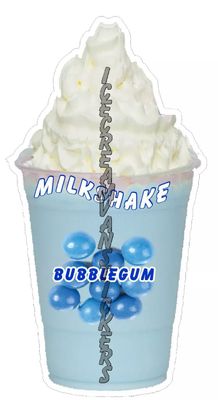 Bubblegum Milkshake Sticker
