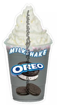 Oreo Milkshake Sticker