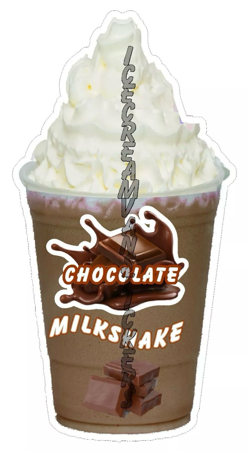 Chocolate Milkshake Sticker