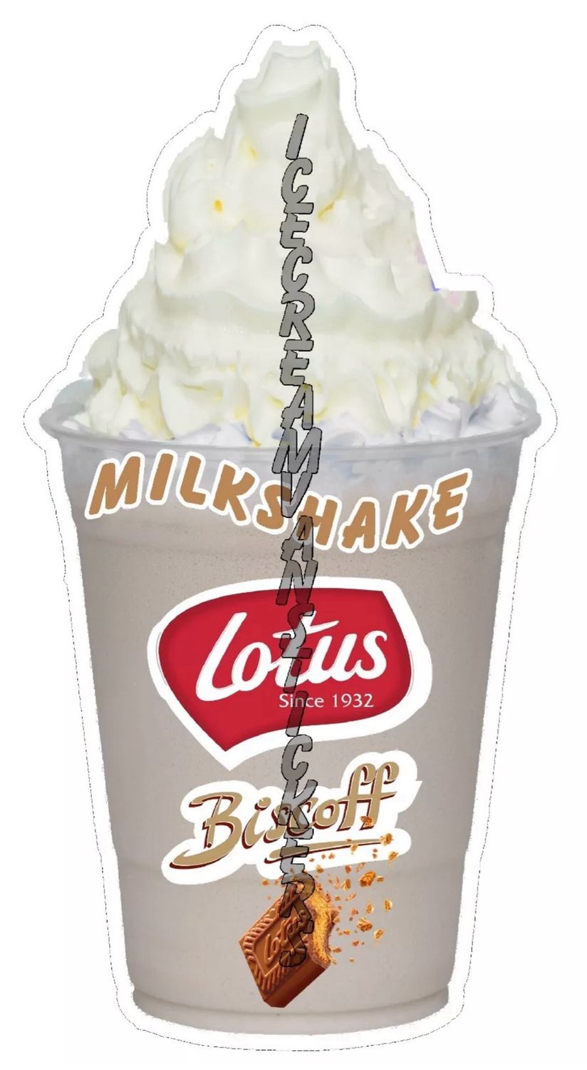 Biscoff Milkshake Sticker