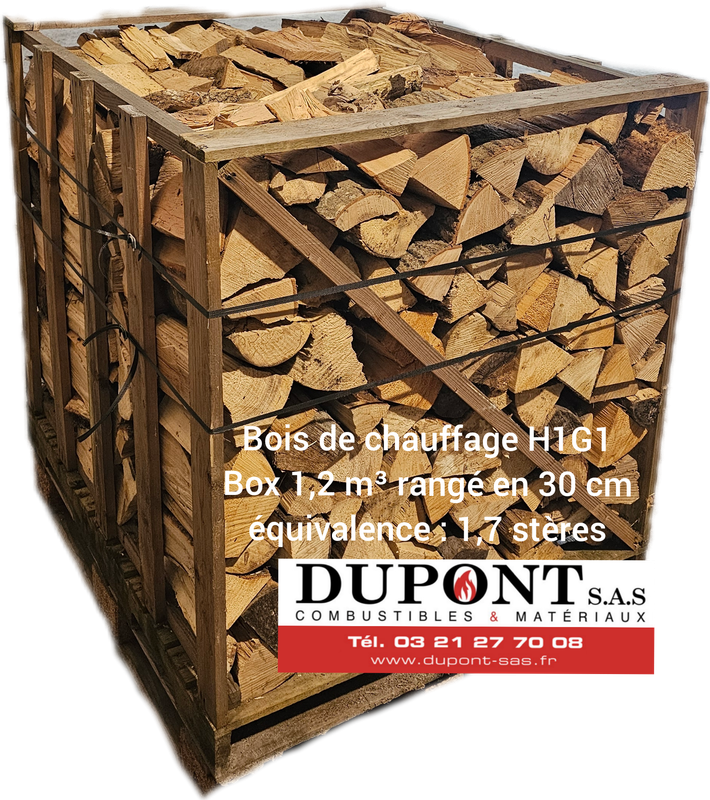 Box 1.2m³ RANGÉ en 30cm H1G1