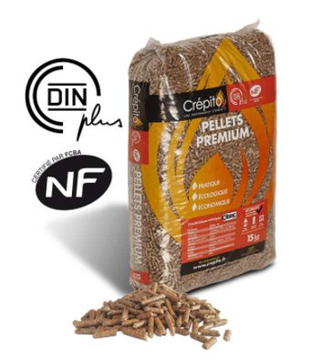 Sac de granulés de bois CRÉPITO (enlèvement au DRIVE)