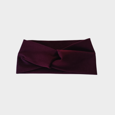 Bandeau Upcyclé Genièvre bordeaux