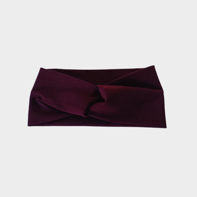 Bandeau Upcyclé violet foncé