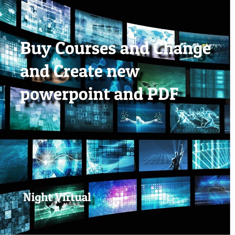Buy Courses and Change and Create new PowerPoint and PDF