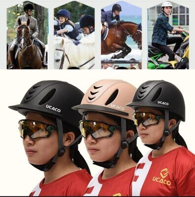 Equestrian Helmet Horseback Riding Helmet for over 13 years Old Adjustable Horse Riding Hat Protective Gear Helmet CE Certified