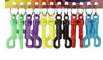 Plastic Clips Assorted Colours  Pack of 12