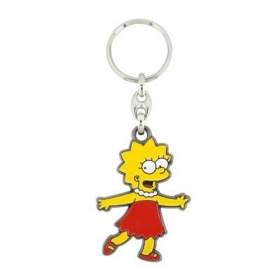 Lisa Simpson Enamel Keyring - Dancing