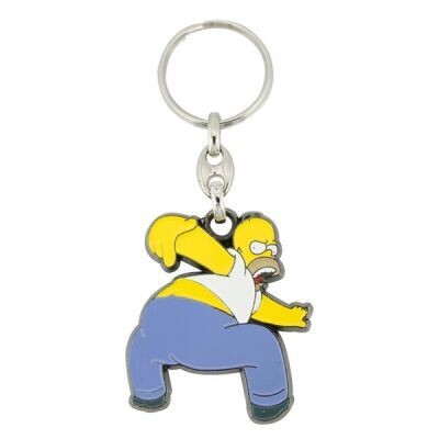 Homer Simpson Enamel Keyring - Butt