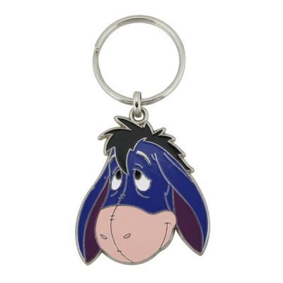 Eeyore Face Enamel Keyring