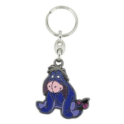 Eeyore Sitting Enamel Keyring