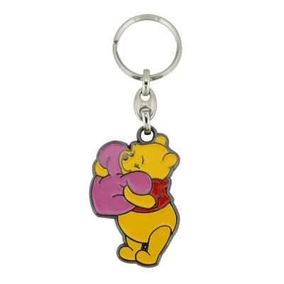 Winnie The Pooh With Heart Enamel Keyring