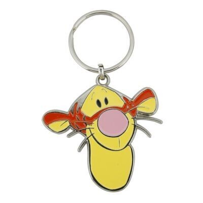 Tigger Face Enamel Keyring