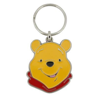 Winnie The Pooh Face Enamel Keyring