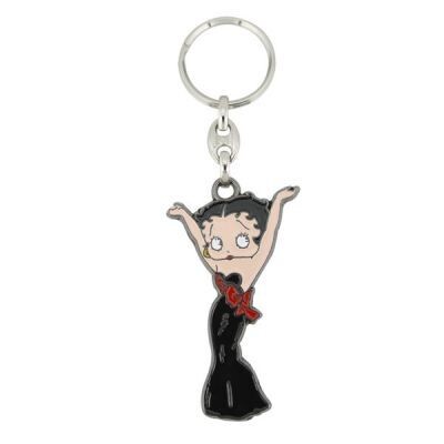 Betty Boop Black Gown Enamel Keyring
