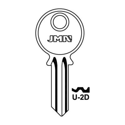 JMA U-2D Universal Cylinder Key Blank