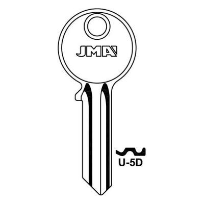 JMA U-5D Universal Cylinder Key Blank
