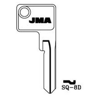 JMA SQ-8D Squire Cylinder Key Blank