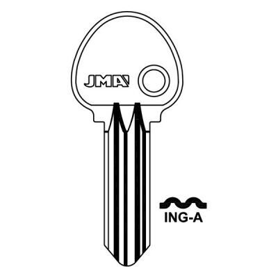 JMA ING-A Ingersoll Cylinder Key Blank