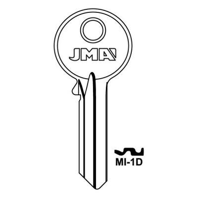 JMA MI-1D Mila Cylinder Key Blank