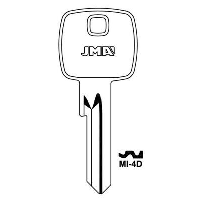 JMA MI-4D Mila Cylinder Key Blank