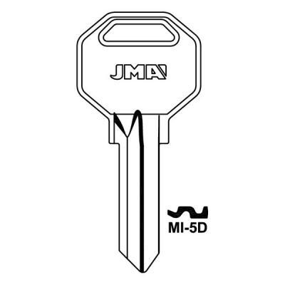 JMA MI-5D Mila Cylinder Key Blank