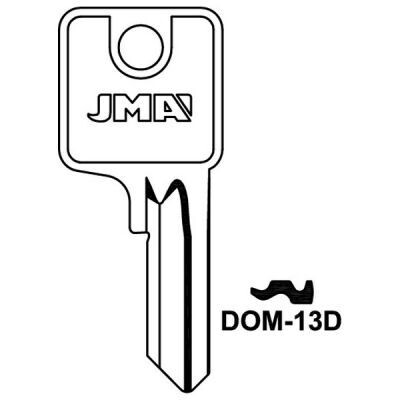 JMA DOM-13D DOM Cylinder Key Blank