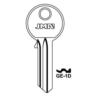 JMA GE-1D GEGE Cylinder Key Blank