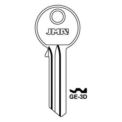 JMA GE-3D GEGE Cylinder Key Blank
