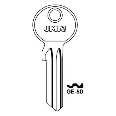 JMA GE5D GEGE Cylinder Key Blank