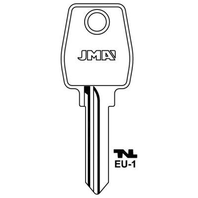 JMA EU-1 Eurolocks Cylinder Key Blank