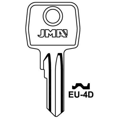 JMA EU-4D Eurolocks Cylinder Key Blank