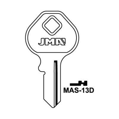 JMA MAS-13D Master Cylinder Key Blank