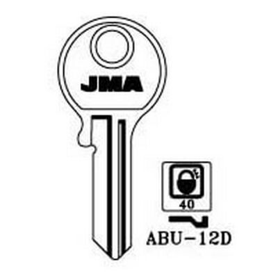 JMA ABU-12D Abus Cylinder Key Blank