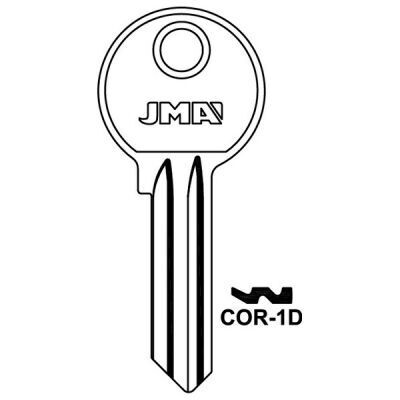 JMA COR-1D Corbin Cylinder Key Blank