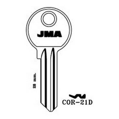 JMA COR-21D Corbin Cylinder Key Blank
