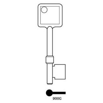 Abus 900G Mortice Key Blank
