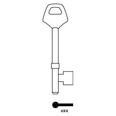 Ace/Worral 494 Mortice Key Blank