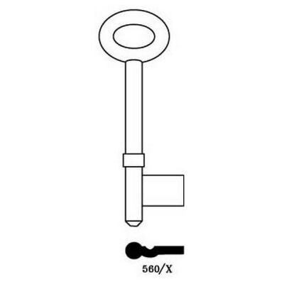 Basta 560/X Mortice Key Blank
